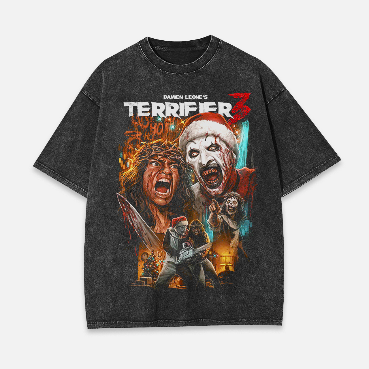 TERRIFIER 3 CUT TO THE CORE T-SHIRT